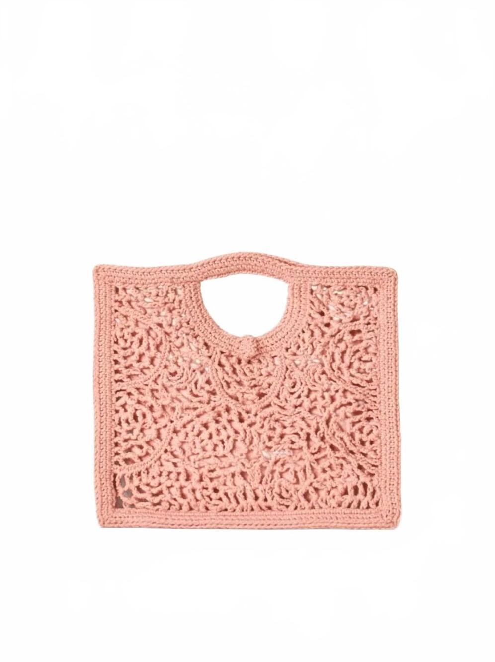 NEW BTB LOS ANGELES women's lacera top handle tote bag in petal
